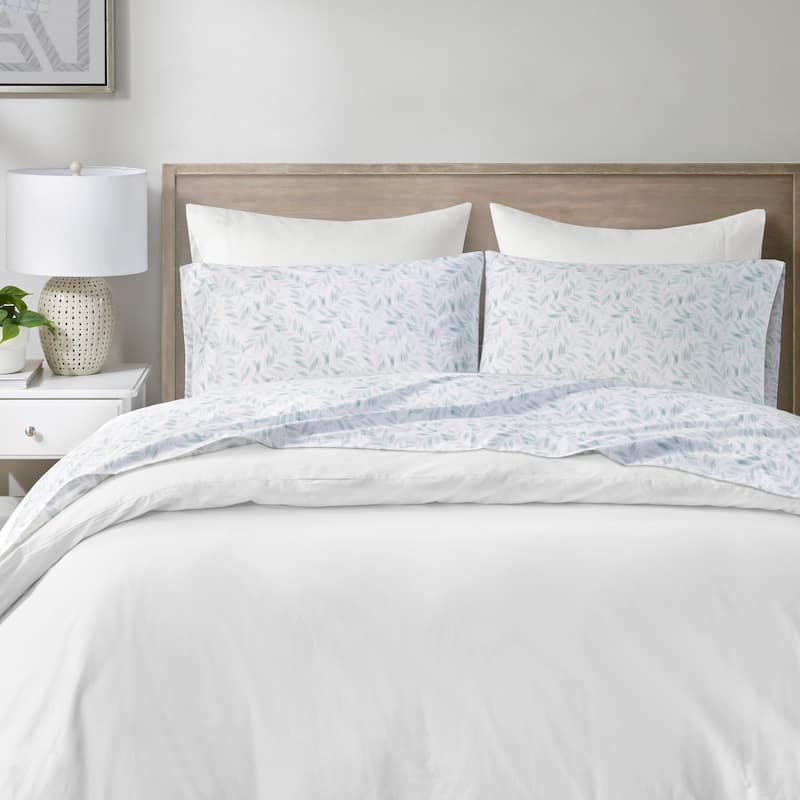 Madison Park Essentials 200 Thread Count Printed Cotton Sheet Set