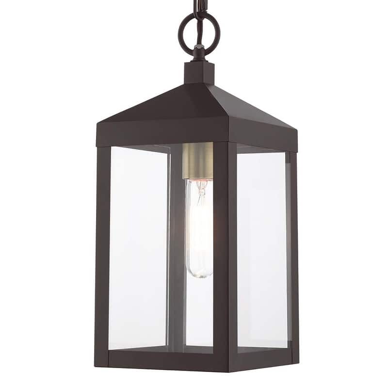 Livex Lighting Nyack Single Light 6" Wide Outdoor Mini Pendant