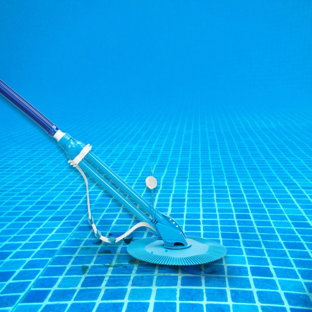 Auto Swimming Pool Cleaner with 10pcs Durable Hose Blue - Blue