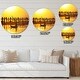 preview thumbnail 4 of 8, Designart 'Bridge in Myanmar' Oversized Coastal Wall CLock