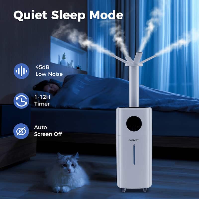 Costway 2200 sq.ft Whole House Humidifier 5.5Gal Top Fill Cool Mist - See Details
