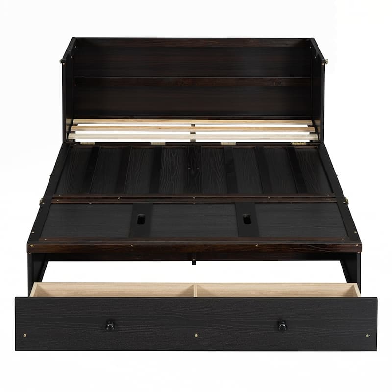 Murphy Bed with USB Port and a Large Drawer