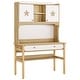 preview thumbnail 10 of 8, Industrial Kids Desk Study Writing Table with Storage for Children