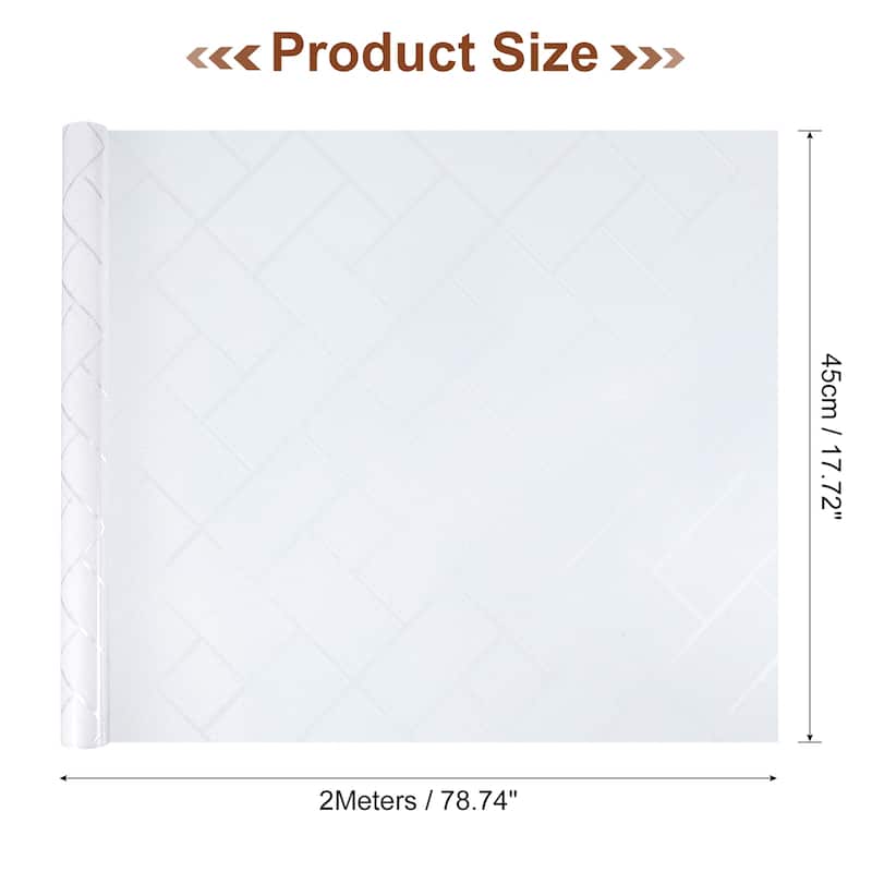 Window Privacy Film, Non-Adhesive Static Window Clings, White