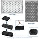 preview thumbnail 24 of 43, Garvee Cross Pattern Waterproof Reversible Outdoor Patio Rug