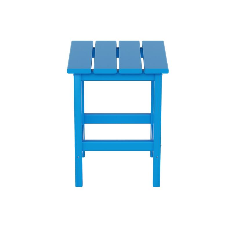 Laguna HDPE Eco-Friendly Outdoor Square Patio Side Table