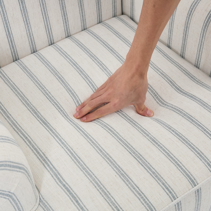 2 Set Upholstered Accent Chairs Nailhead Trim Armchairs