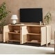 preview thumbnail 8 of 28, Walker Edison Modern Curved 70-inch Buffet Sideboard and TV Stand
