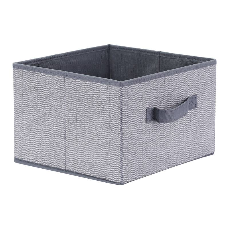 Storage Cube, Storage Bin with Handles for Shelves Closet, 1 Pack Collapsible Storage Basket for Organizing Clothes Blankets