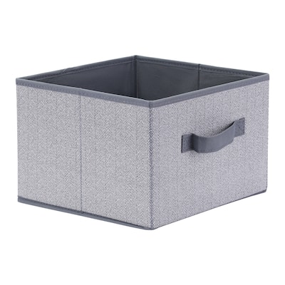 Storage Cube, Storage Bin with Handles for Shelves Closet, 1 Pack Collapsible Storage Basket for Organizing Clothes Blankets