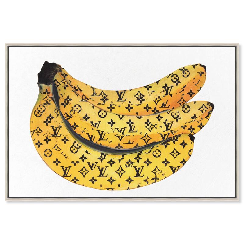 Fashion Bananas Canvas by Art Remedy - Silver - 36" x 24"