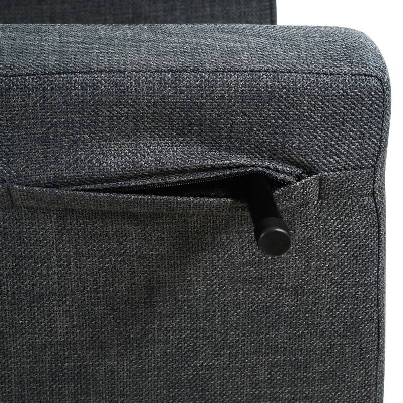 Versatile Foldable Linen Chair Bed with Detachable Pillow for Various Rooms