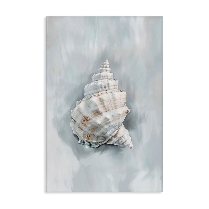 Stupell Conch Seashell Mirage Canvas Wall Art Design By Ramona Murdock - 16 x 24