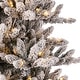 preview thumbnail 14 of 41, Glitzhome Snow Flocked Pre-lit Fir Christmas Tree