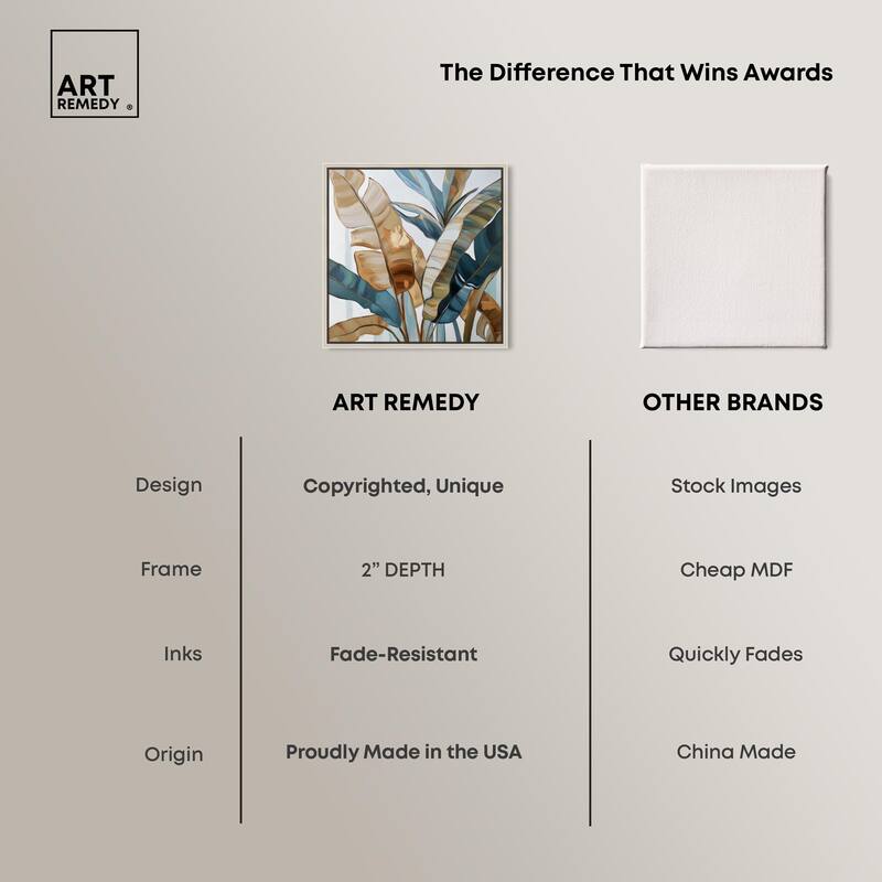 Paradise Fronds II Canvas by Art Remedy