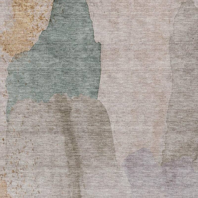 HomeRoots Abstract Transitional Rectangle Outdoor Rug