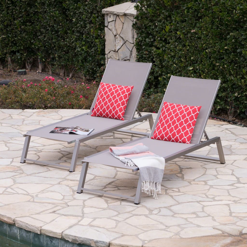 Two PCS CHAISE LOUNGE