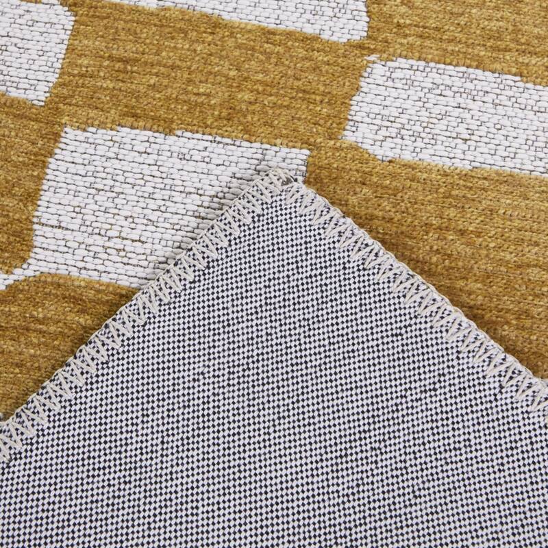 Straker Abstract Checkered Indoor/Outdoor Area Rug