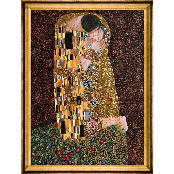 Gustav Klimt 'The Kiss' (full view - Luxury Line) Hand Painted Oil