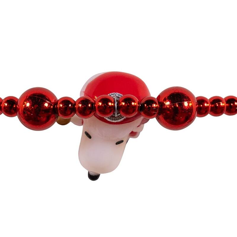 Kurt Adler 4-Foot Peanuts Lighted Snoopy Garland