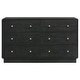 preview thumbnail 6 of 21, Cavelle 6-drawer Dresser and Mirror Black