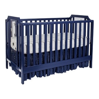 Versatile Navy Blue Island Crib 3-in-1 Design for Modern Nurseries