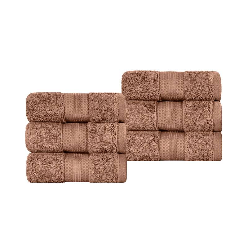 Blue Nile Mills Rio Turkish Cotton Hand Towel, Set of 6