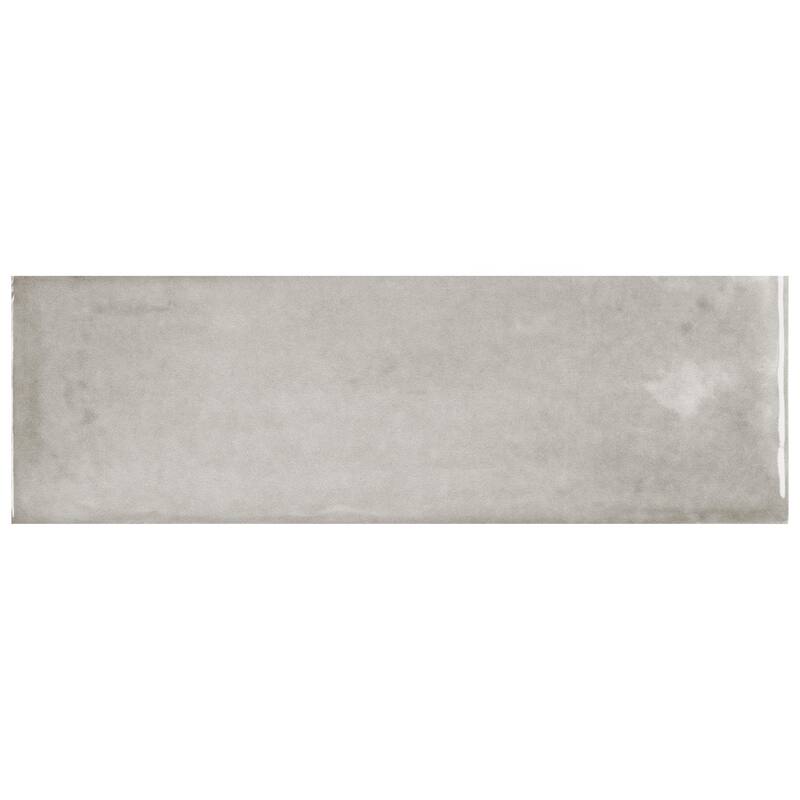 Merola Tile Coco Glossy Amber Grey 2" x 5-7/8" Porcelain Wall Tile