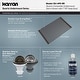 preview thumbnail 58 of 75, Karran Undermount Quartz Bar Single Bowl Sink