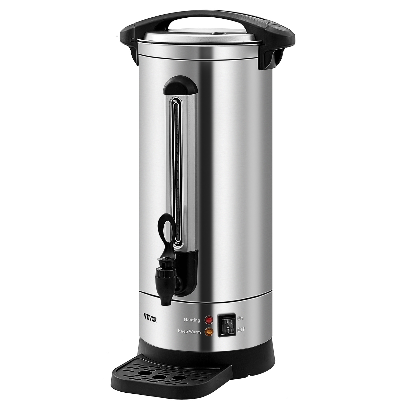 VEVOR Commercial Coffee Urn 50-110 Cup Stainless Steel Coffee