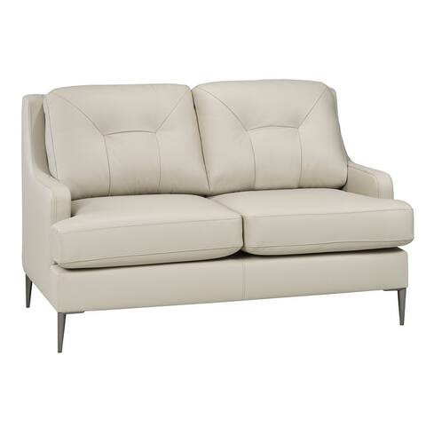 Vecchio Leather Upholstered Loveseat - 36"H x 54"W x 36"D