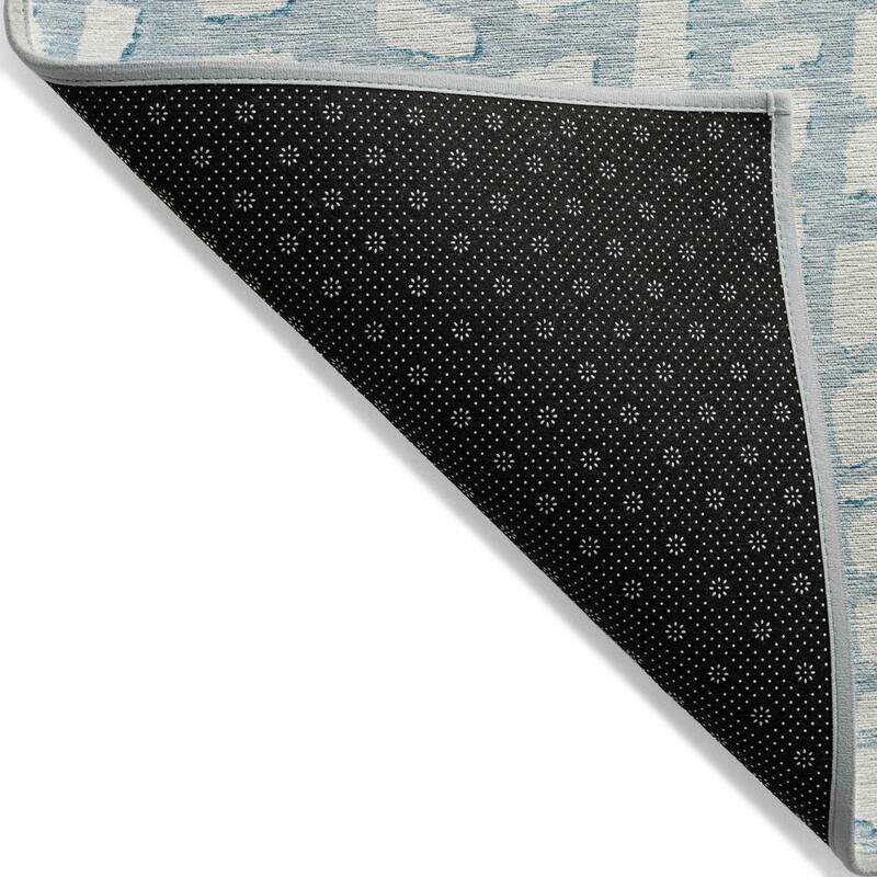 Machine Washable Indoor/ Outdoor Chantille Modern Abstract Rug