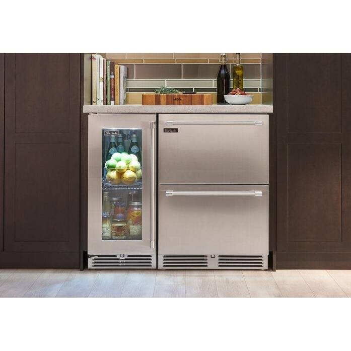 Perlick 15 Inch Wide 2.8 Cu. Ft. Compact Refrigerator with Left Hinge