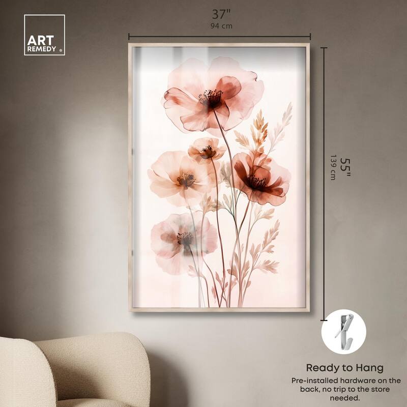Petal Dye III Shadowbox by Art Remedy