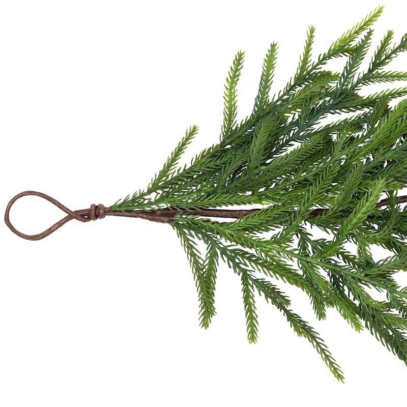 Norfolk Pine Artificial Christmas Garland - 6' x 10" - Unlit
