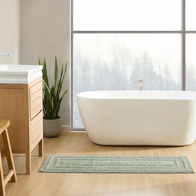 Eddie Bauer Logan Cotton Bath Runner Rug