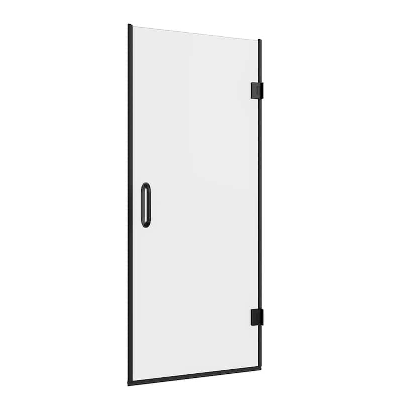 72" H Frameless Double Hinge Design Shower Door With Handle