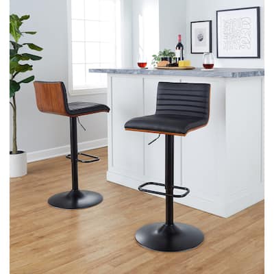 Carson Carrington Tyra Adjustable Bar Stool (Set of 2)