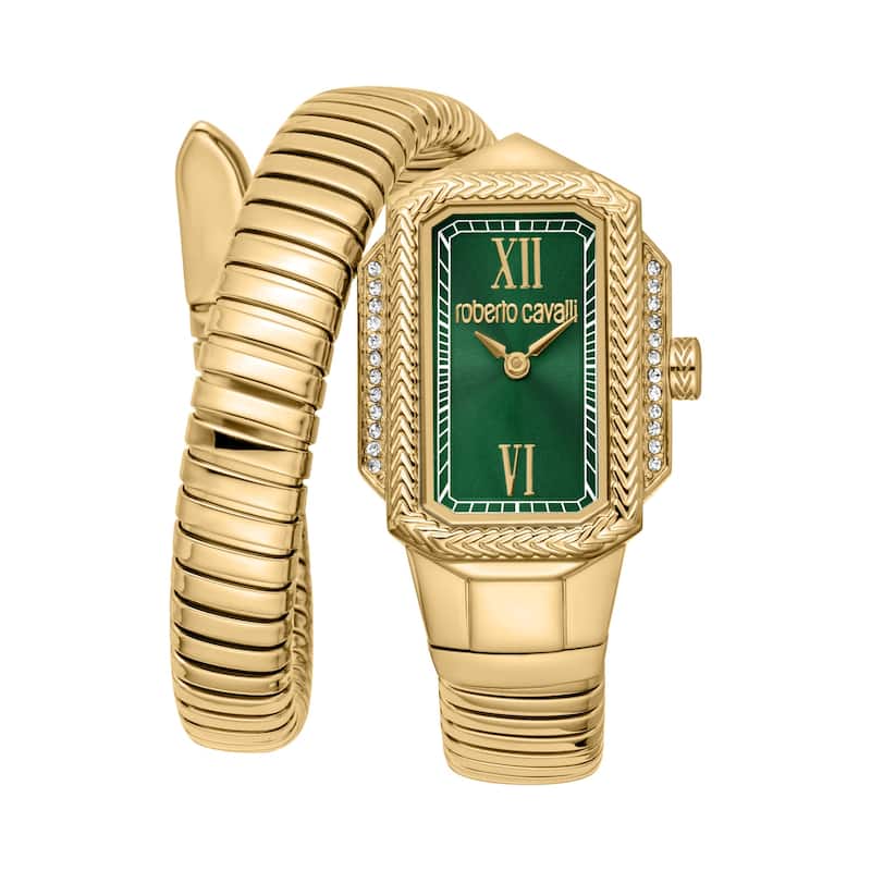 Roberto Cavalli Women's RC5L115M0045 Quartz Watch - Gold-Tone