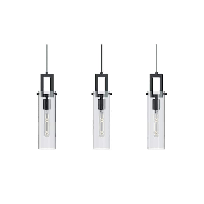 AFX HOUP04MBLNR3 Houston 3 Light 36" Wide Multi Light Pendant - Black