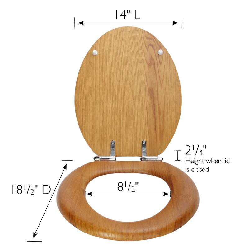 Design House 544270 Dalton Elongated Toilet Seat