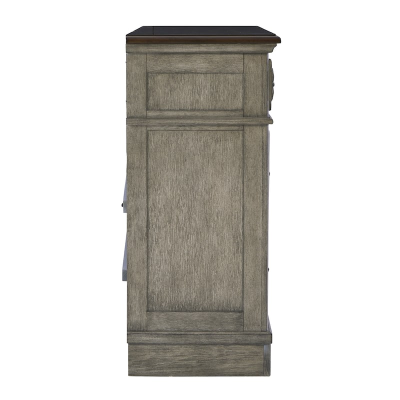 Ashley Furniture Lodenbay Gray & Brown Dresser