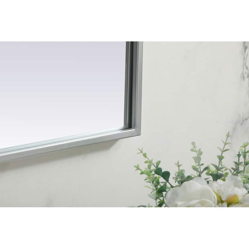 Indigo Home Metal Frame Arch Mirror 40x30 Inch