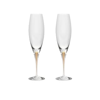Orrefors Street Flute Da Champagne In Cristallo - Bicchiere 205 Mm 12 Cl - Design Jan Johansson