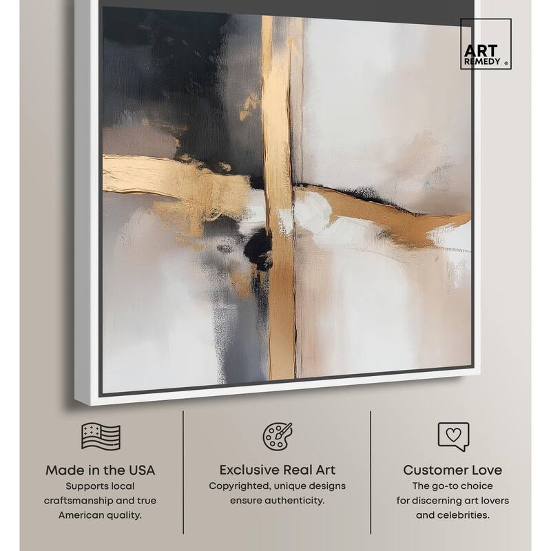 Gilded Rupture I Canvas by Art Remedy