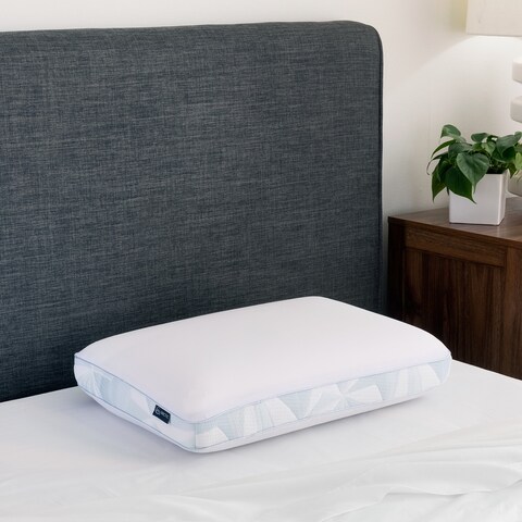 Serta Arctic 30x Cooling Gusseted Memory Foam Bed Pillow Powered by REACTEX - White