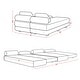 preview thumbnail 15 of 166, Daybed Convertible Bench - Fold Out Sleeper with Queen Size Mattress