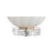 preview thumbnail 17 of 16, Dana 17.5" Glass/Crystal LED Table Lamp, White/Chrome by JONATHAN Y
