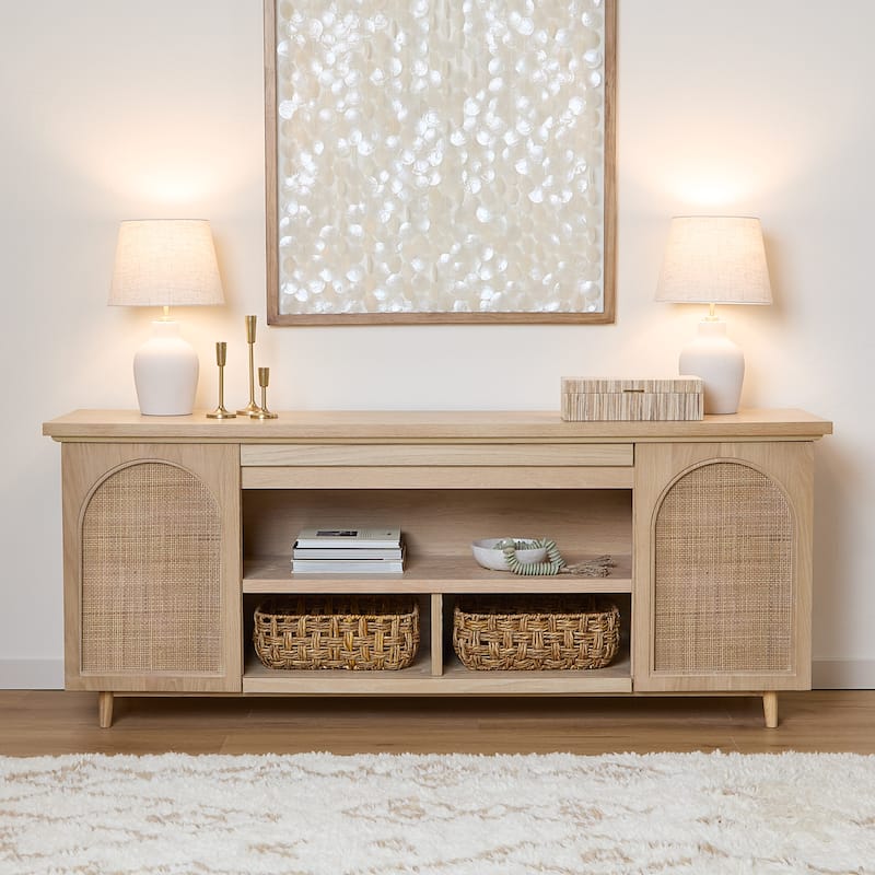 Dahlia Media TV Stand by Real Flame