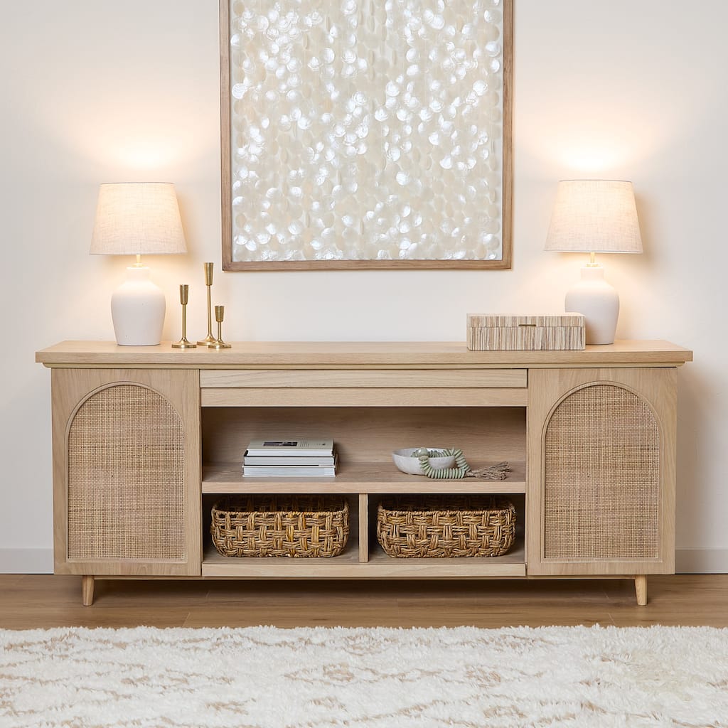 Dahlia Media TV Stand by Real Flame